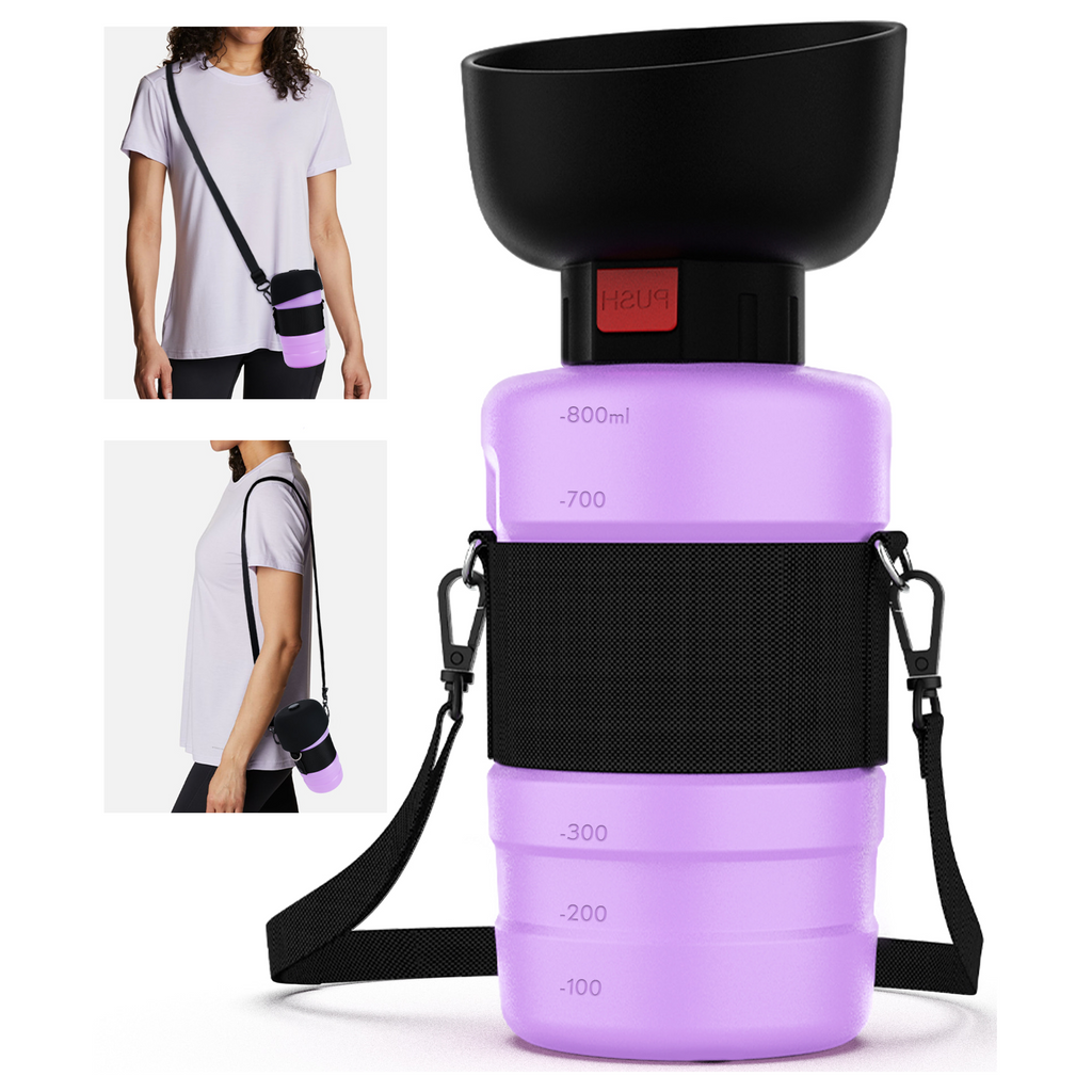 28oz Portable Dog Water Bottle Dispenser-3Gen-0