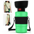 28oz Portable Dog Water Bottle Dispenser-3Gen-Green-0