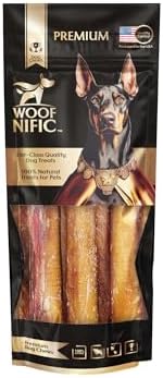 Straight Bully Sticks for Dogs – 100% Natural Beef Chew