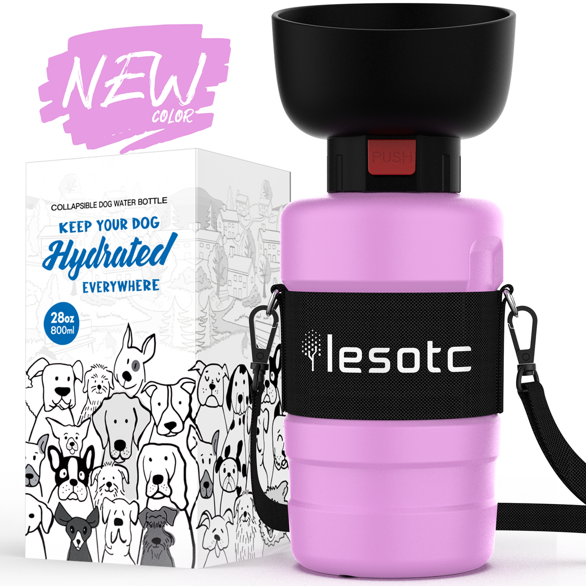 FOLDABLE DOG WATER BOTTLE-3RD GEN-7
