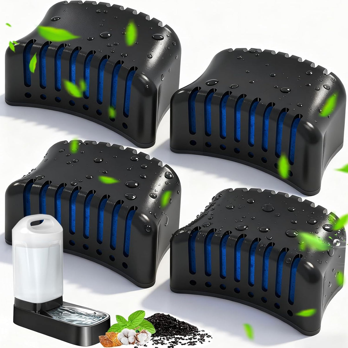 4 Pack Gravity Dog Water Dispenser Filters Replacement-0