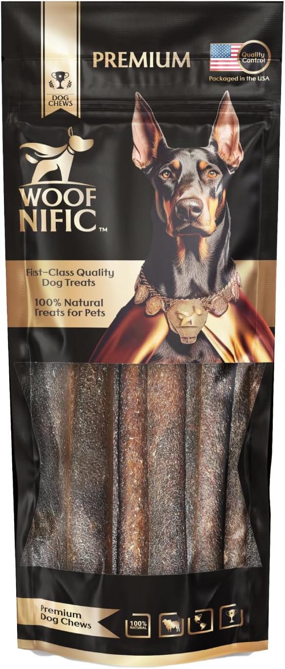 Woof Nific Straight Collagen Dog Chews – Beef Skin