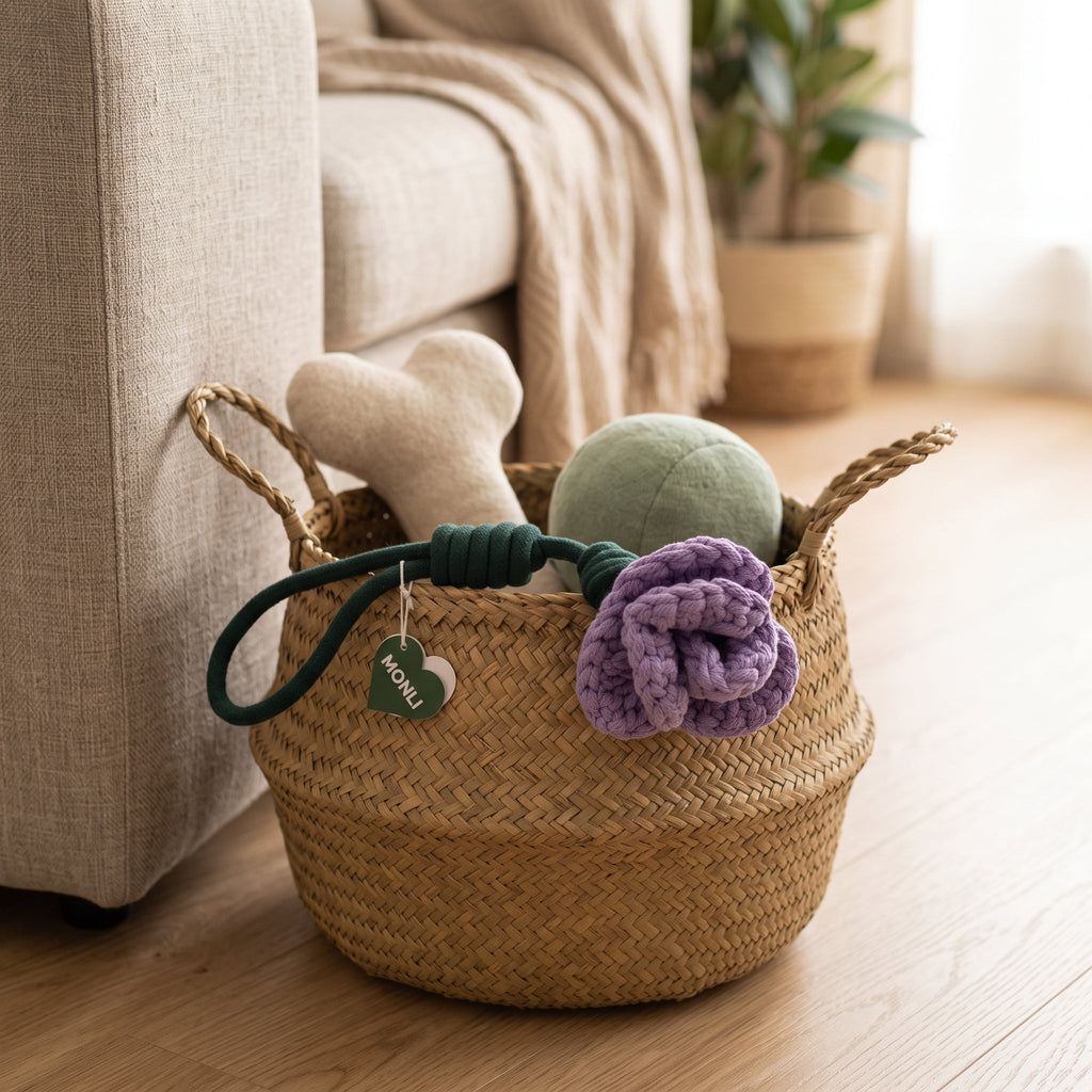 Lavender Rose: 2 in 1 Snuffle Tug Toy-2